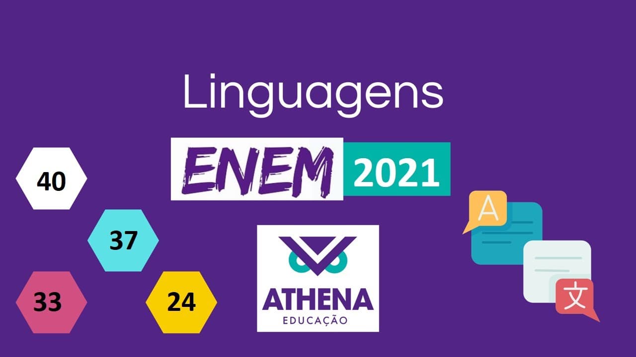 Thumbnail: ENEM 2021 - Questão 37 - "Comportamento geral Você deve estampar sempre um ar de alegria"