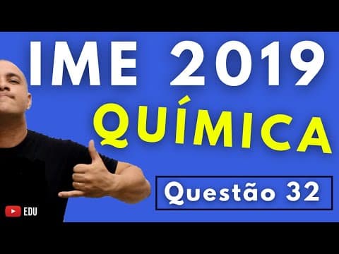 Thumbnail da aula: IME 2019 - Questão 32 - QUÍMICA - Prova Objetiva - Tema: RADIOATIVIDADE