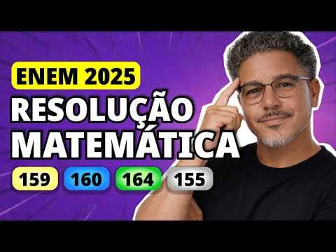 Thumbnail da aula: ENEM 2025 Matemática – Questão 159 | Um recipiente tem um formato que faz com que, ao ser enchido de