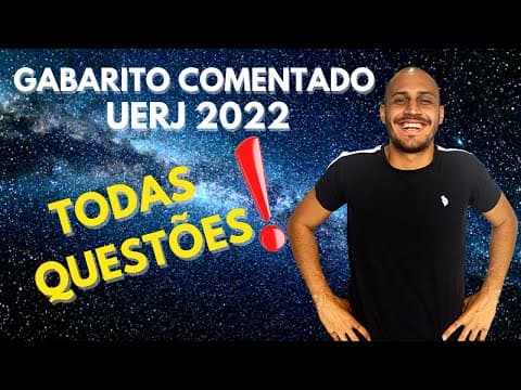 Thumbnail da aula: GABARITO COMENTADO DA PROVA DE MATEMÁTICA DA UERJ 2022
