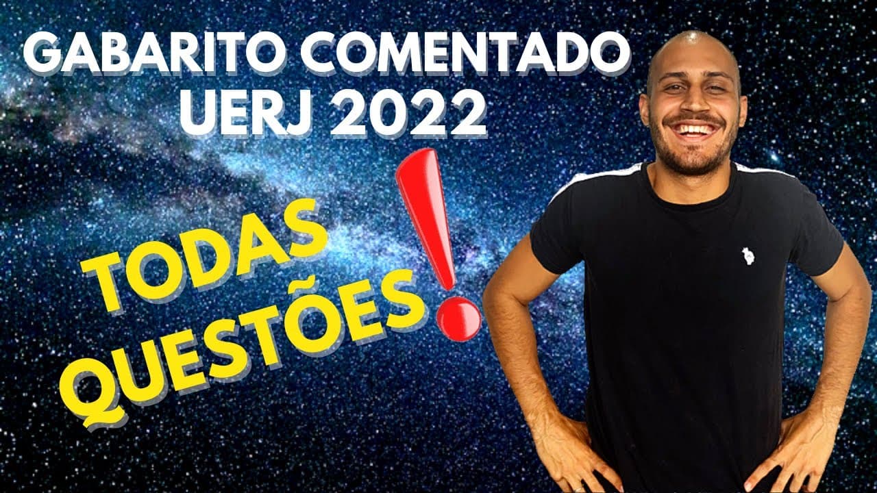 Thumbnail: GABARITO COMENTADO DA PROVA DE MATEMÁTICA DA UERJ 2022