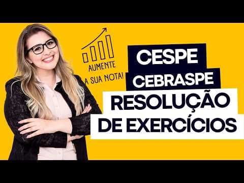 Thumbnail da aula: CESPE CEBRASPE: RESOLUÇÃO DE EXERCÍCIOS (Gramática para Concursos) - Professora Pamba