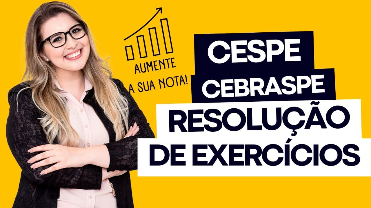 Thumbnail: CESPE CEBRASPE: RESOLUÇÃO DE EXERCÍCIOS (Gramática para Concursos) - Professora Pamba