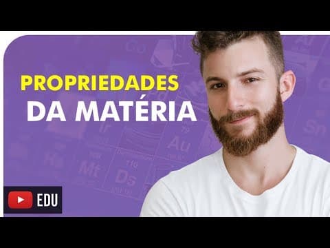 Thumbnail da aula: ASPECTOS MACROSCÓPICOS - INTRODUÇÃO AO ESTUDO DA QUÍMICA - Prof. Marcus