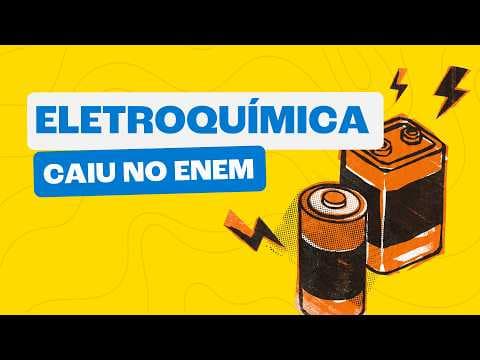 Thumbnail da aula: ELETROQUÍMICA: Pilhas e Eletrólise — Tudo que cai no ENEM em menos de 10 minutos
