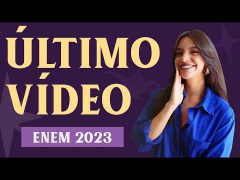 Thumbnail da aula: ÚLTIMO VÍDEO ANTES DO ENEM 2023! (Débora Aladim)