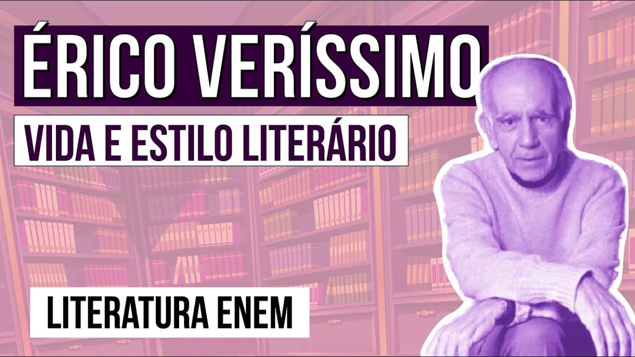 Thumbnail: ÉRICO VERÍSSIMO: vida e estilo literário | Escritores Gaúchos | Literatura Enem | Camila Brambilla