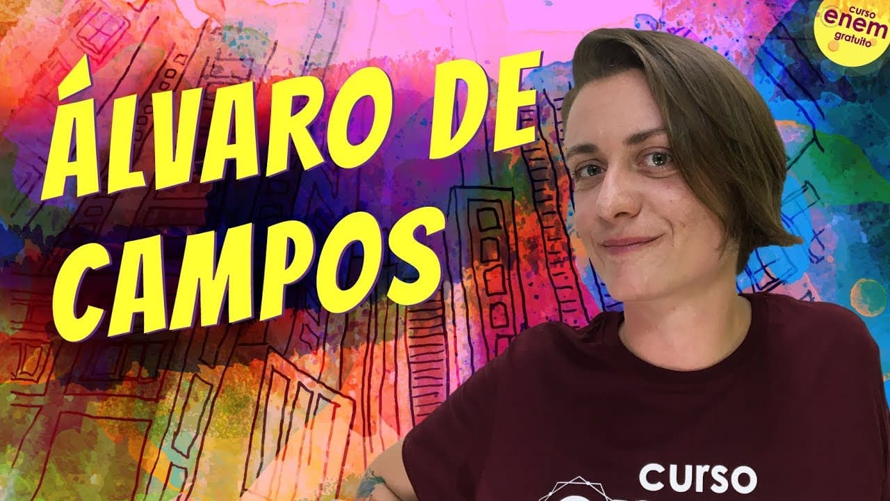 Thumbnail: ÁLVARO DE CAMPOS: HETERÔNIMO DE FERNANDO PESSOA | Resumo de Literatura para o Enem