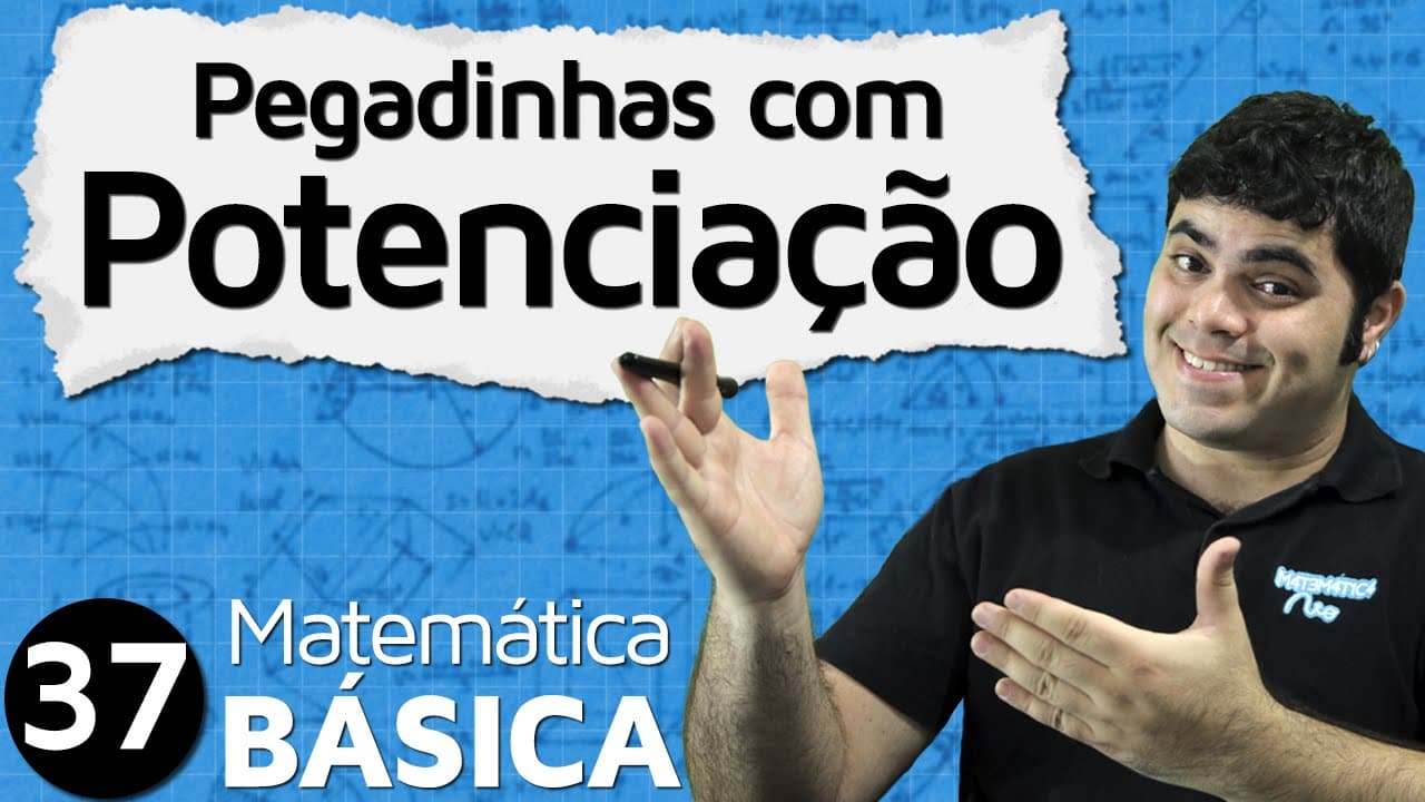 Thumbnail: 3 Pegadinhas com Potenciação | MAB #37