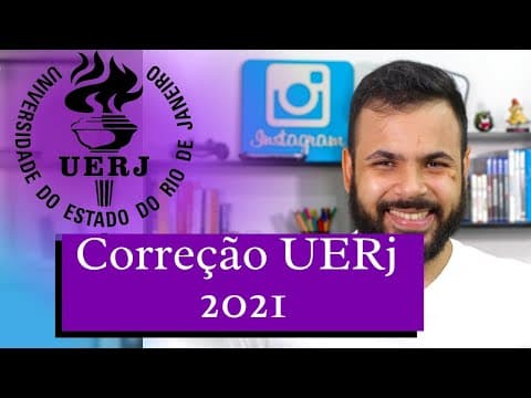 Thumbnail da aula: Uerj 2021| Correção de matemática Exame de Qualificação