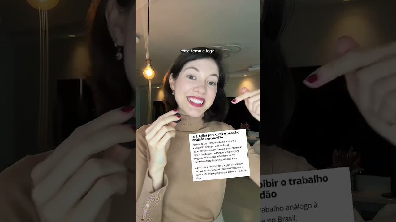 Thumbnail: 🤯 Temas QUENTES para o ENEM 2025 | REDAÇÃO