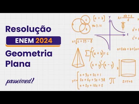 Thumbnail da aula: ENEM 2024 - GEOMETRIA PLANA | O estádio do Maracanã passou por algumas modificações estruturais...