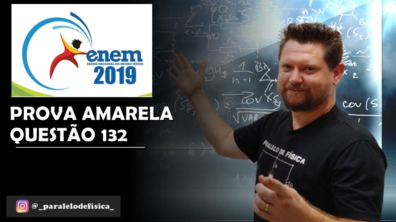 Thumbnail: ENEM 2019 | QUESTÃO 132 Quando se considera a extrema velocidade com que a luz se espalha