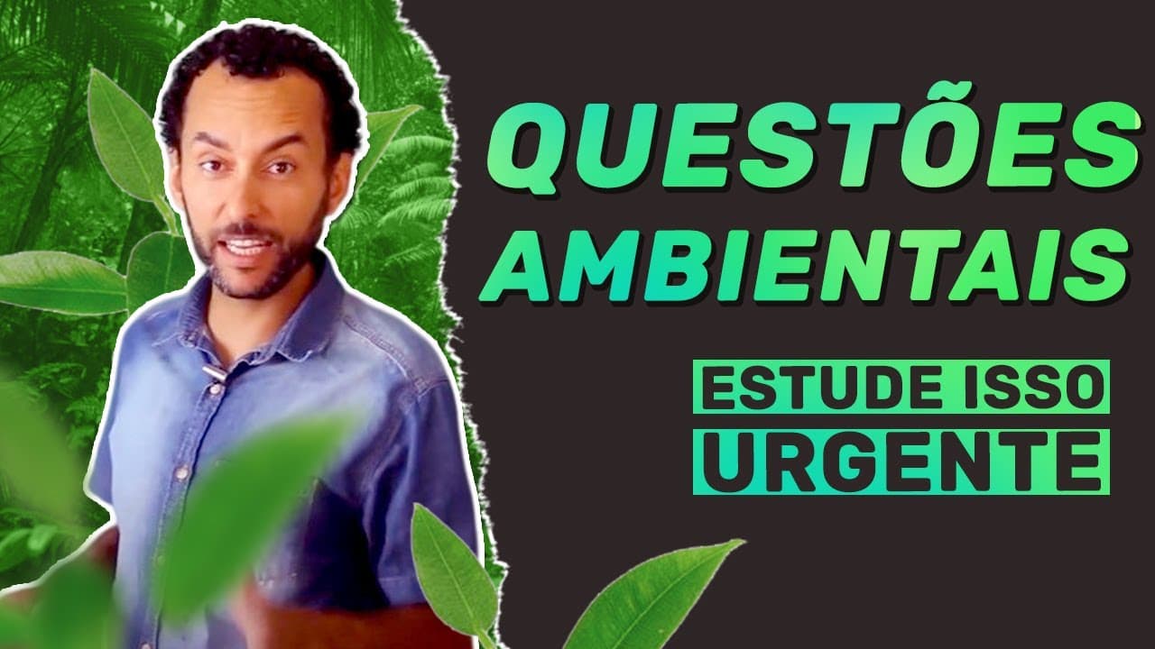 Thumbnail: Geografia Explica: TUDO SOBRE QUESTÕES AMBIENTAIS | Jeangrafia