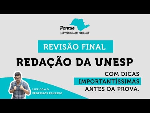 Thumbnail da aula: Revisão Unesp - Redação