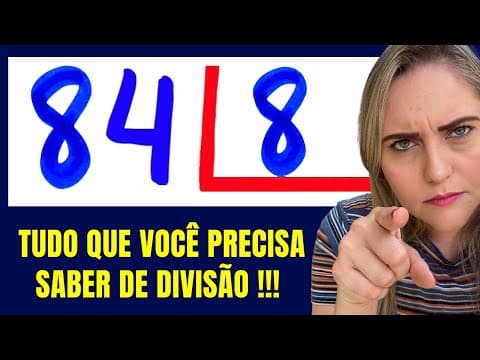 Thumbnail da aula: 🤯🤯APRENDA DIVISÃO AGORA !! Matemática básica todo dia.📚🚀