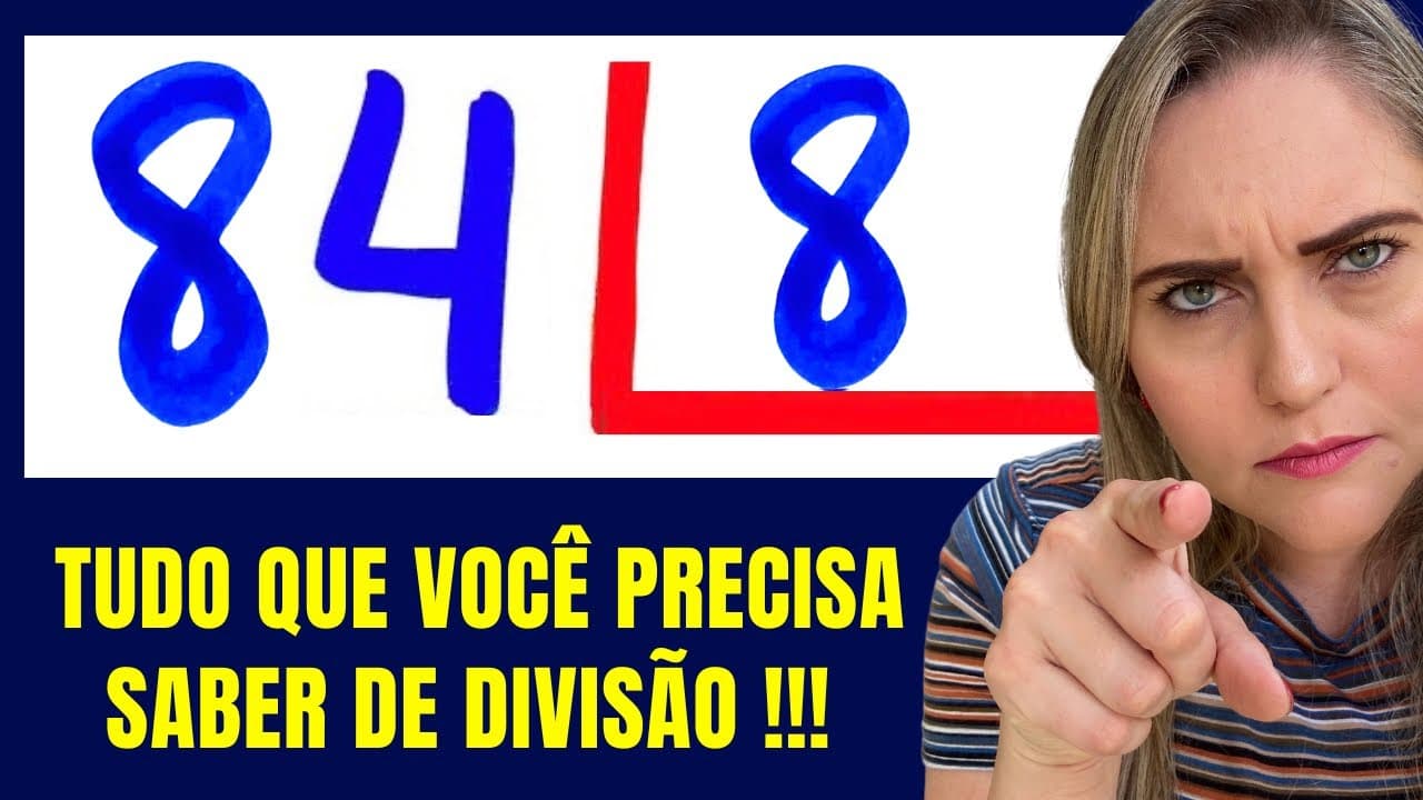 Thumbnail: 🤯🤯APRENDA DIVISÃO AGORA !! Matemática básica todo dia.📚🚀