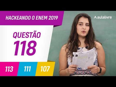Thumbnail da aula: Enem 2019 | Física: Dinâmica | Questão 118 (cinza)