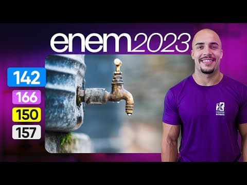 Thumbnail da aula: Questão 142 - Caderno Azul | Geometria Espacial | MATEMÁTICA ENEM 2023
