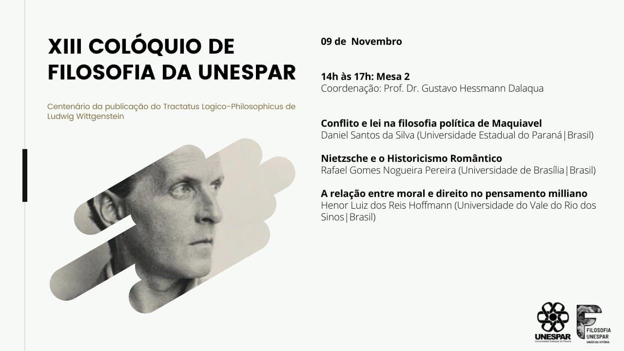 Thumbnail: XIII Colóquio de Filosofia da UNESPAR | Mesa 2 - 09/11/2021