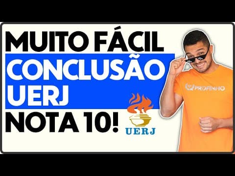 Thumbnail da aula: [NOVO] Como é a CONCLUSÃO da REDAÇÃO UERJ? | Profinho da Redação #uerj2022 #uerj #uerjresiste