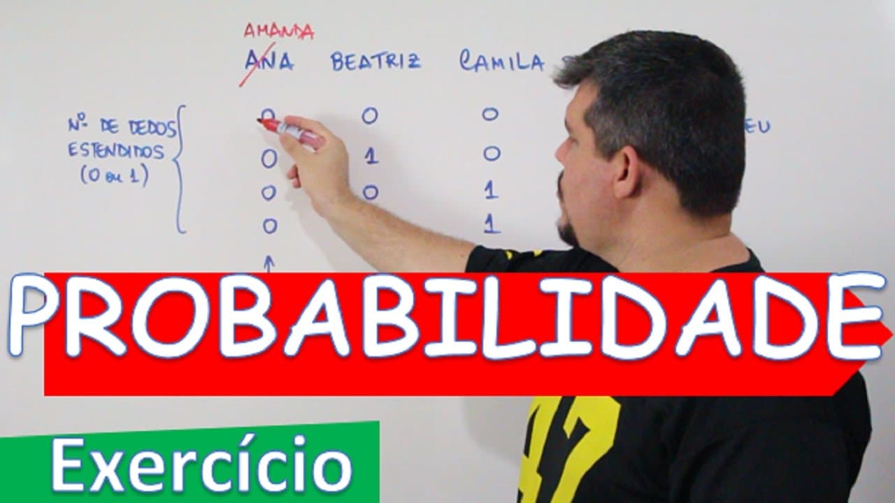 Thumbnail: PROBABILIDADE - EXERCÍCIO - RESOLUÇÃO EXATAS # 10