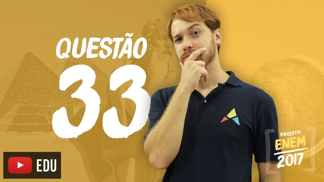 Thumbnail: Enem 2016 - Ciências Humanas | Questão 33 (Caderno Branco)