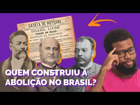 Thumbnail da aula: Abolição da escravatura: o fim da escravidão no Brasil? | Doses da História