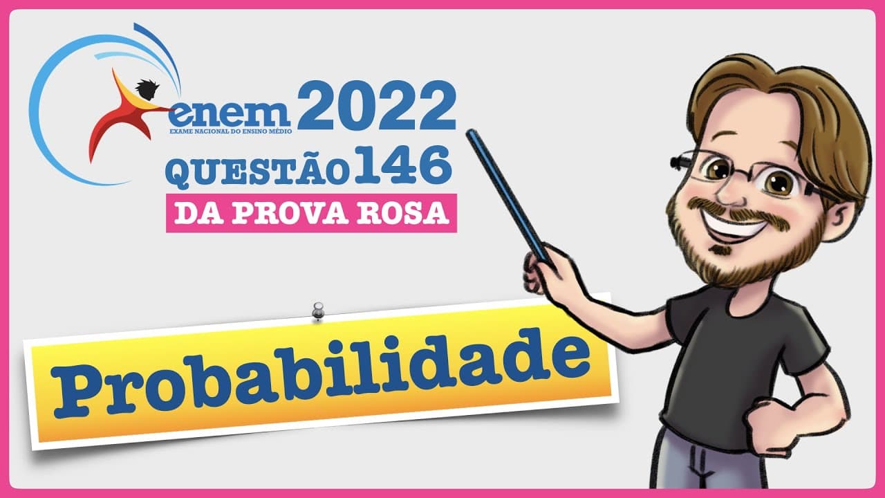 Thumbnail: ENEM 2022 || Probabilidade || Em um jogo de bingo, as cartelas contêm 16 quadrículas dispostas em