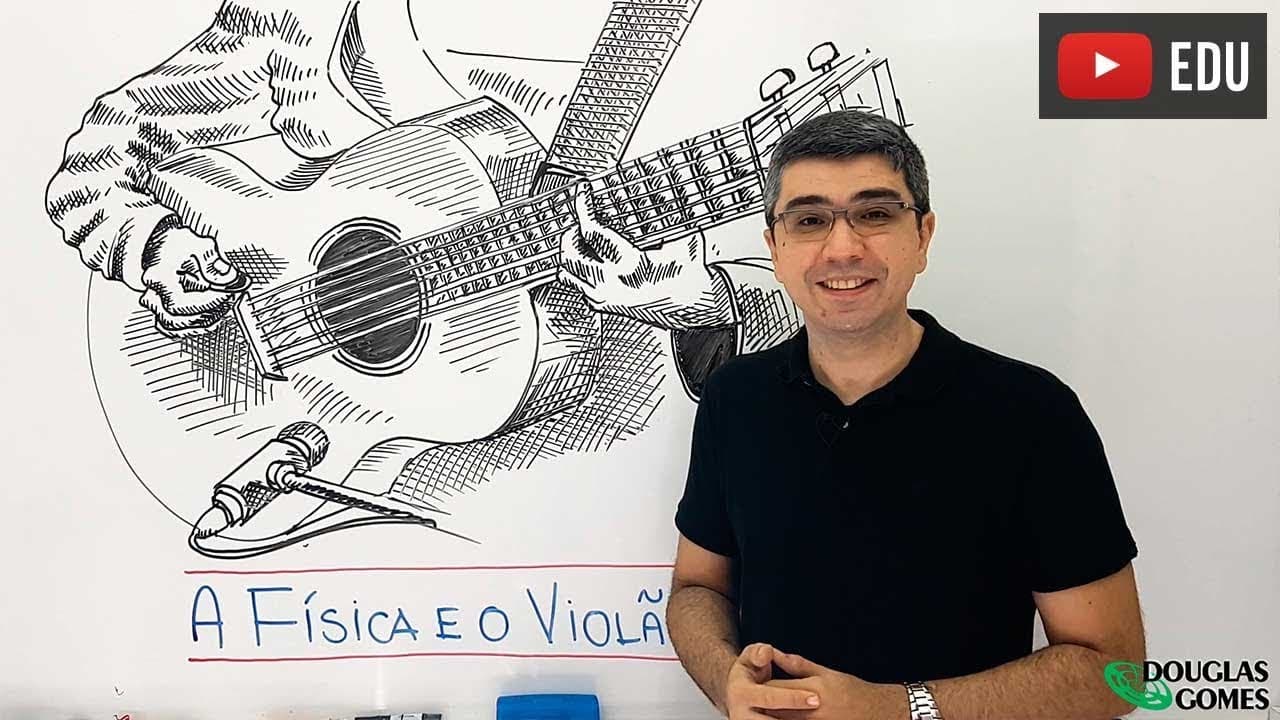 Thumbnail: A Física no violão, com música e alegria!