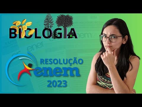 Thumbnail da aula: RESOLUÇÃO ENEM 2023 | Durante a evolução das plantas, ocorreu uma transição do ambiente aquático ...