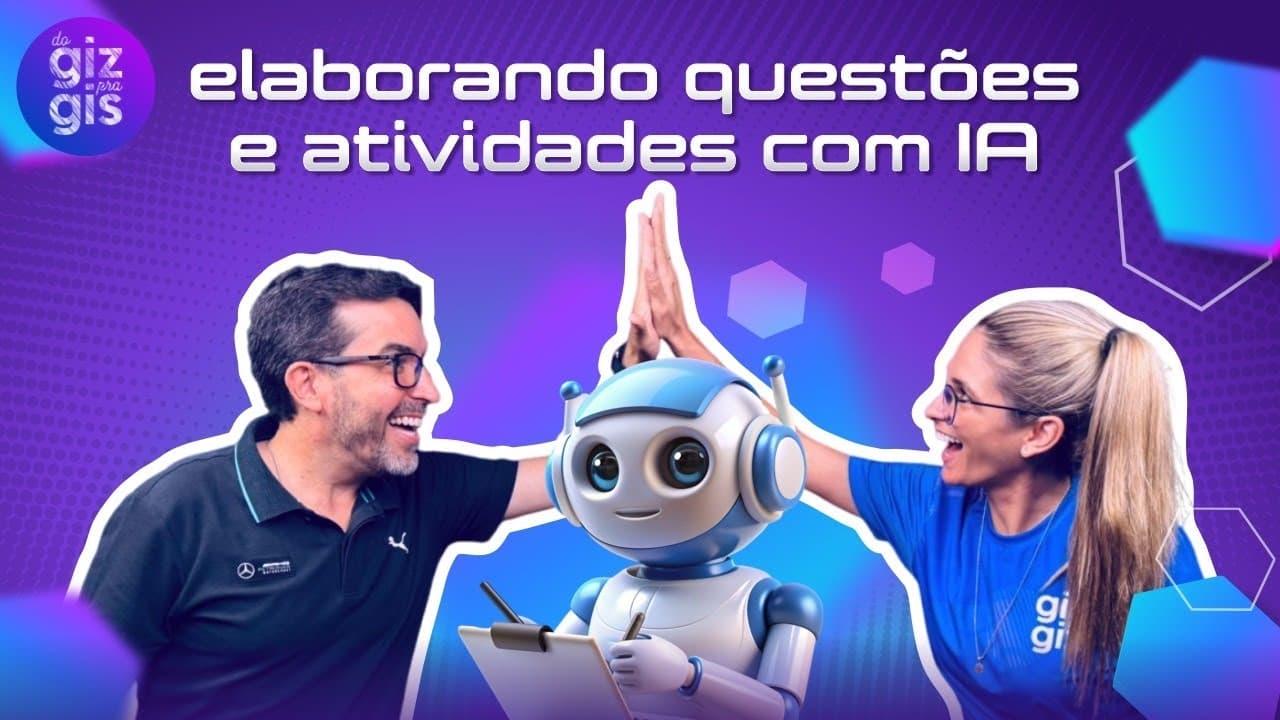 Thumbnail: ELABORANDO QUESTÕES E ATIVIDADES COM IA - EPISÓDIO 3 -