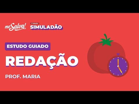 Thumbnail da aula: Estudo Guiado: Redação | SIMULADÃO ENEM 2021 | Me Salva! ENEM | #simuladaomesalva