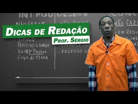 Thumbnail da aula: Redação - Como Fazer Uma Dissertação