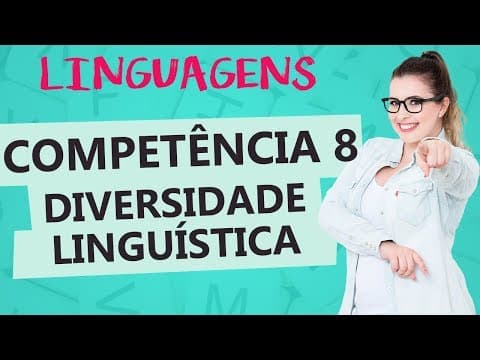 Thumbnail da aula: COMPETÊNCIA 8 DA PROVA DE LINGUAGENS - ENEM - Aula 8 - Profa. Pamba - Linguagens