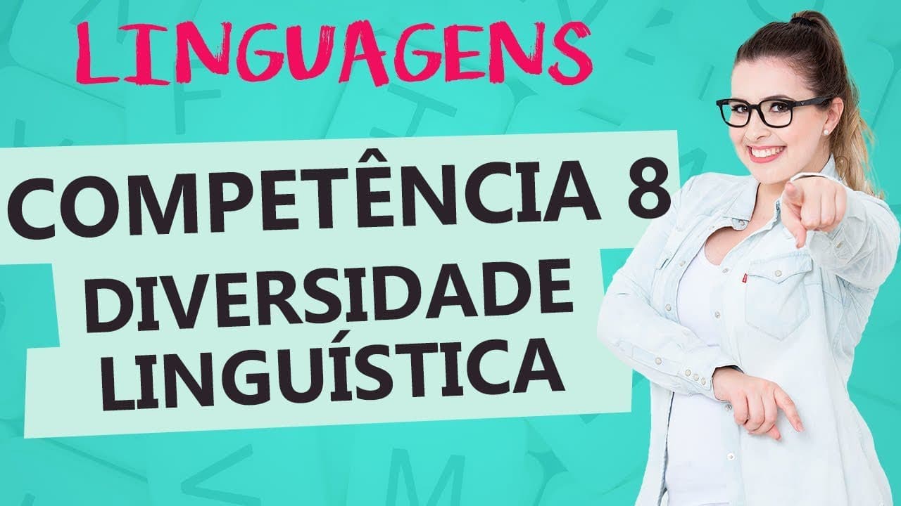 Thumbnail: COMPETÊNCIA 8 DA PROVA DE LINGUAGENS - ENEM - Aula 8 - Profa. Pamba - Linguagens