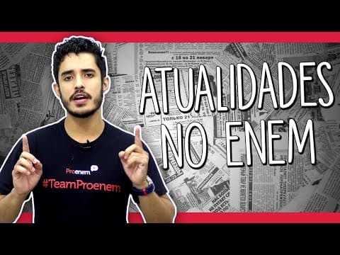 Thumbnail da aula: O ENEM COBRA ATUALIDADES? | Prof. Leandro Almeida