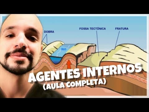 Thumbnail da aula: Geomorfologia: agentes internos do relevo | Ricardo Marcílio