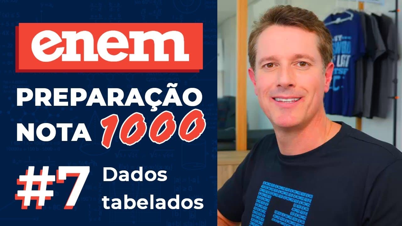 Thumbnail: ENEM: preparação nota 1000 ✅ Probabilidade e dados tabelados