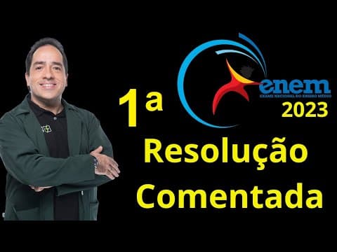 Thumbnail da aula: PARTE 1 - RESOLUÇÃO COMENTADA - ENEM 2023 - FÍSICA COM RENATO BRITO