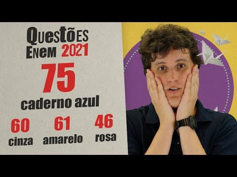 Thumbnail da aula: ENEM 2021 | Práticas da medicina | Questão 75 ( azul)