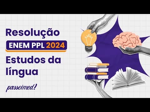 Thumbnail da aula: ENEM 2024 - ESTUDOS DA LÍNGUA | Expressões e termos utilizados no Amazonas são retratados...