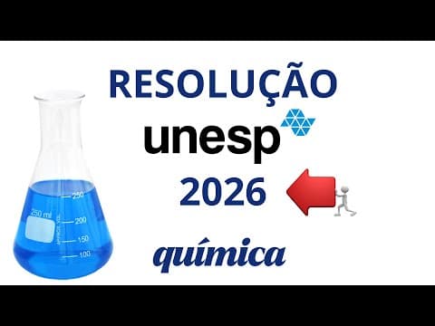 Thumbnail da aula: Resolução UNESP - 2026 - Química