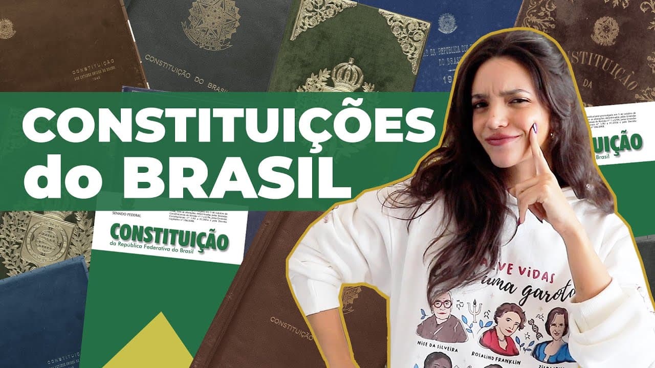 Thumbnail: TUDO SOBRE TODAS AS CONSTITUIÇÕES DA HISTÓRIA DO BRASIL (Débora Aladim)