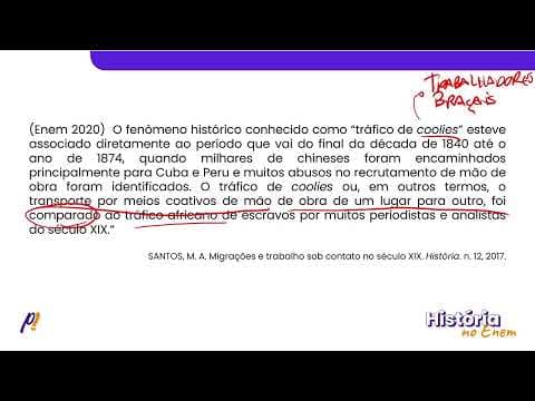 Thumbnail da aula: ENEM 2020 - IDADE CONTEMPORÂNEA: DA FRANÇA REVOLUCIONÁRIA À 1ª GRANDE GUERRA | O fenômeno...