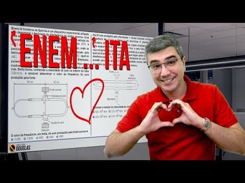 Thumbnail da aula: ITA e ENEM com a mesma questão! Não acredita? Pois veja!