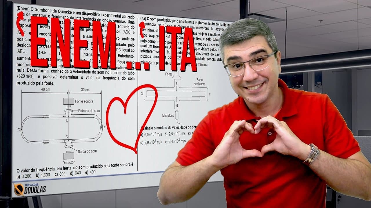 Thumbnail: ITA e ENEM com a mesma questão! Não acredita? Pois veja!