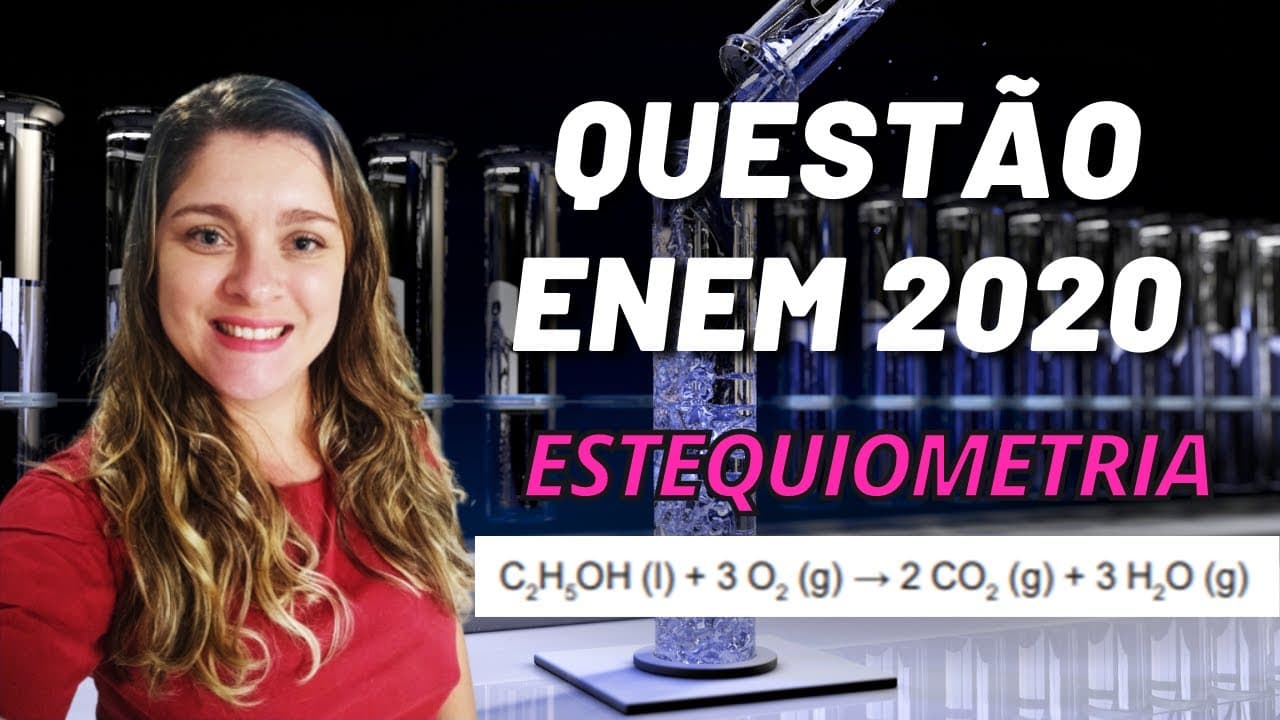 Thumbnail: Enem 2020 | Estequiometria | " O crescimento da frota de veículos em circulação no mundo ...