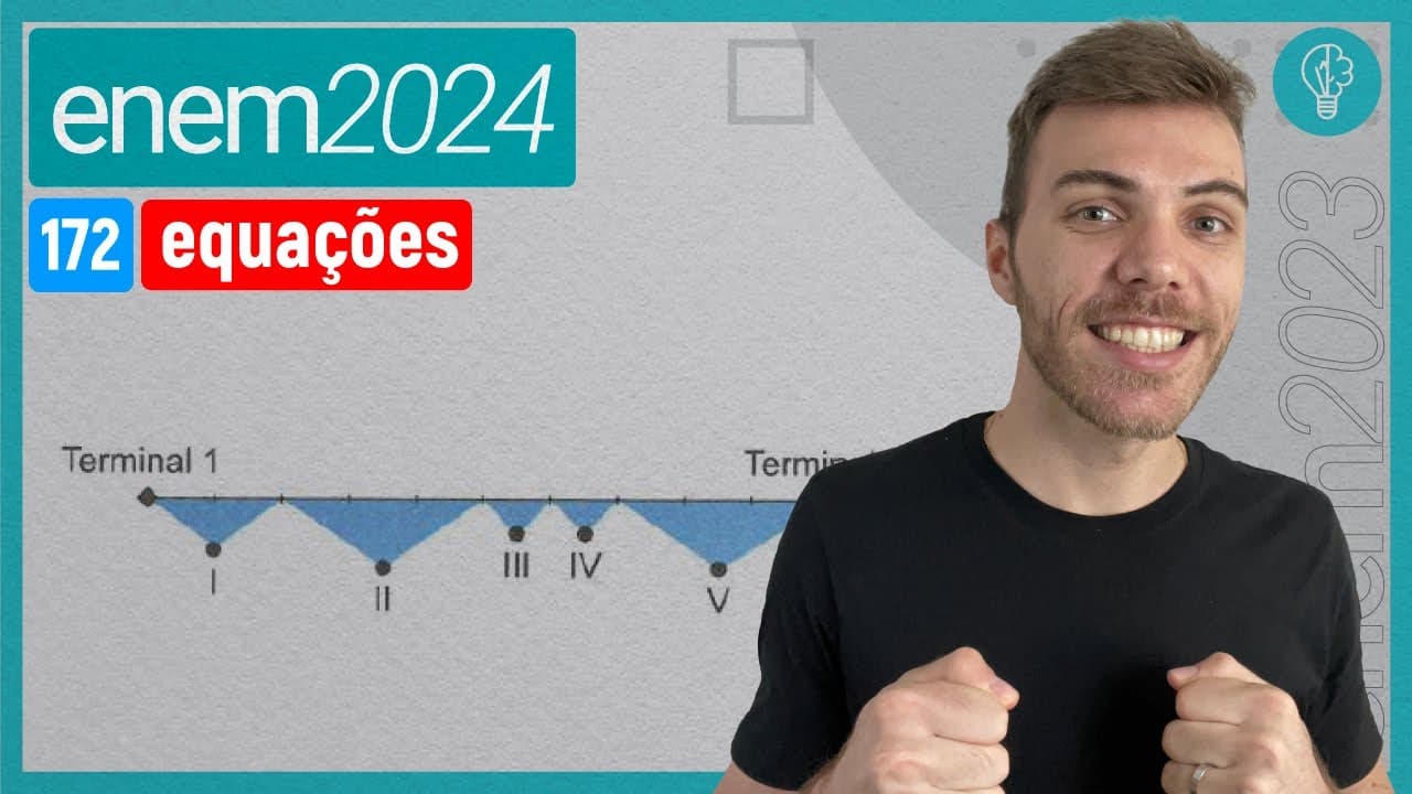 Thumbnail: Um aeroporto disponibiliza o serviço de transporte gratuito entre seus dois - SISTEMA DE EQUAÇÕES