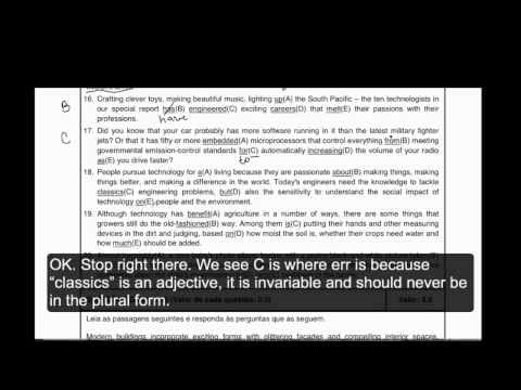 Thumbnail da aula: English - Class 01 Resolução da Prova de Inglês do IME 2009/2010 - Omegaleph
